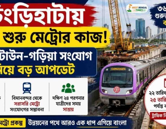 Chingrihata Metro Work Start from New Town to Garia