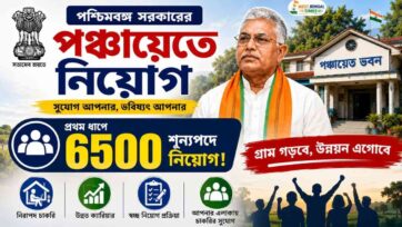 পশ্চিমবঙ্গে পঞ্চায়েতে বড় নিয়োগের প্রস্তুতি | প্রথম ধাপে ৬৫০০ শূন্যপদে নিয়োগের সম্ভাবনা West Bengal Panchayat Recruitment 2026 6500 Vacancies Likely in First Phase