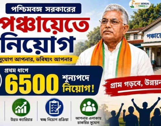 West Bengal Panchayat Recruitment 2026 6500 Vacancies Likely in First Phase