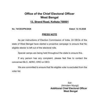 Election Commission, SIR 2026