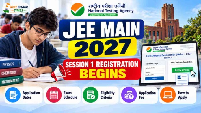 JEE Main 2027 Registration JEE Main 2027 Registration